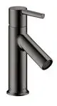 AXOR-HG-AXOR-Starck-Einhebel-Waschtischmischer-80-mit-Hebelgriff-fuer-Handwaschbecken-mit-Zugstangen-Ablaufgarnitur-Polished-Black-Chrome-10102330 gallery number 1